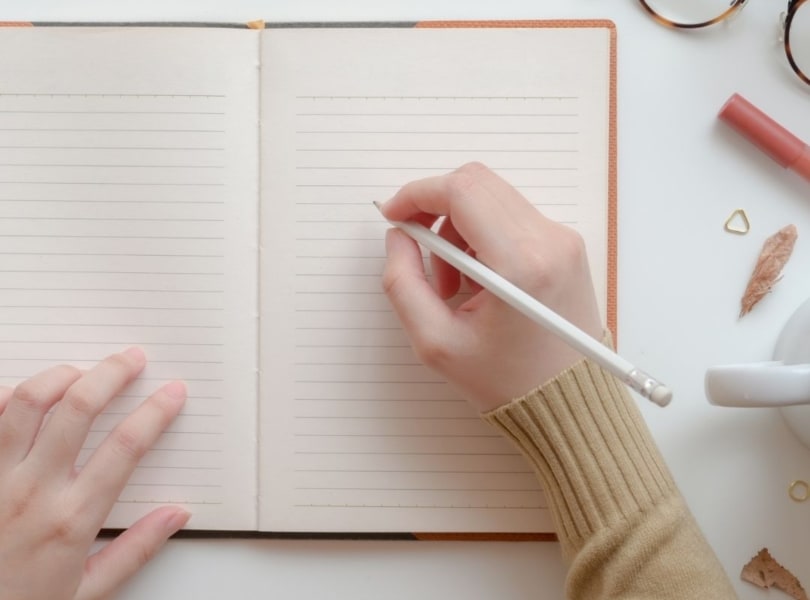 writing in a journal