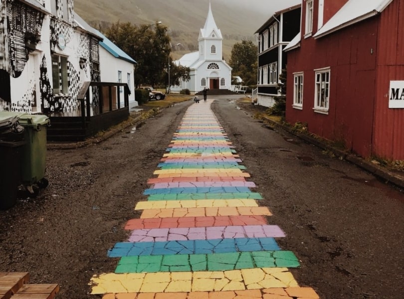 path leading to a church