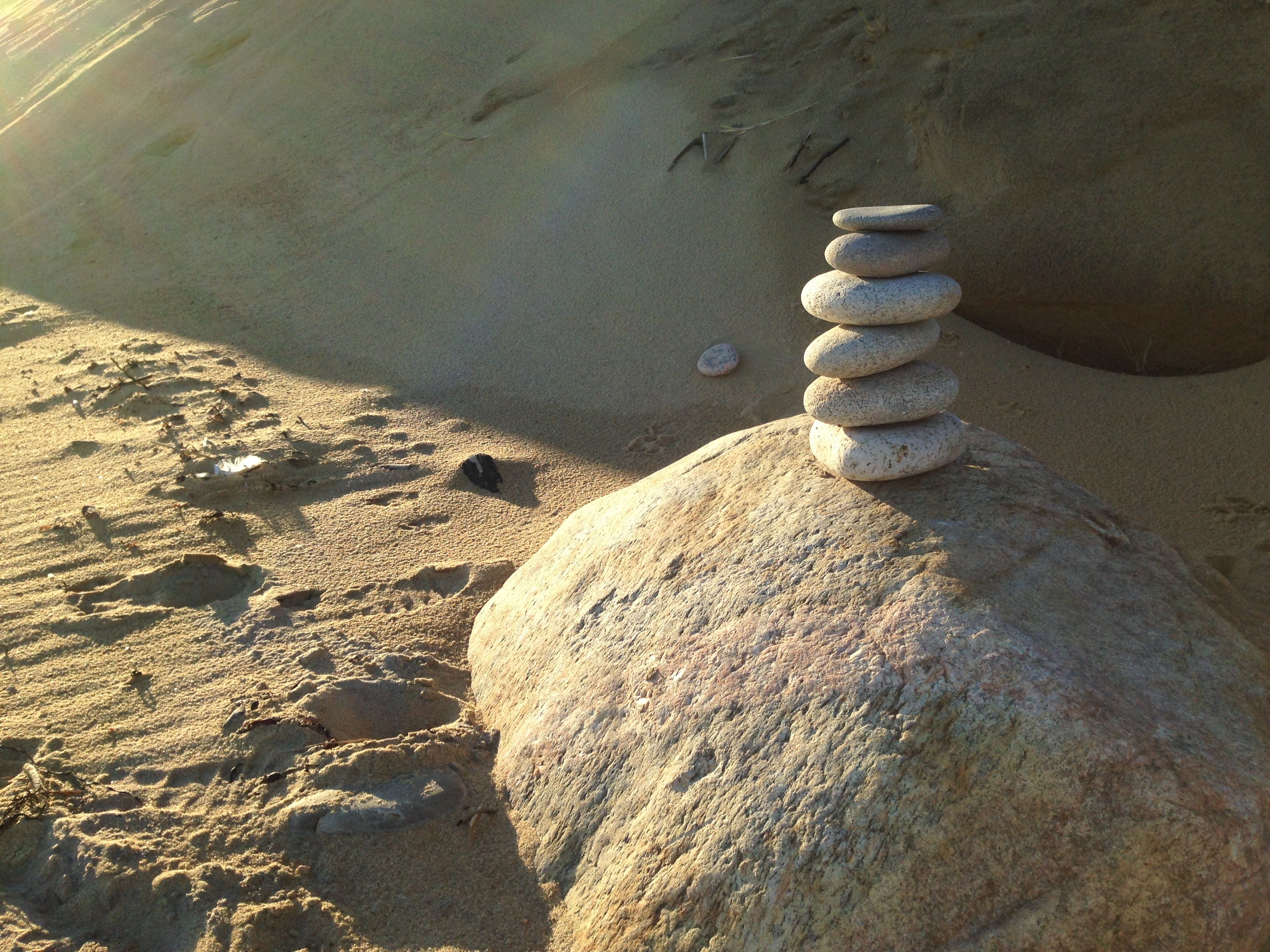 Block Island cairn Images Objects