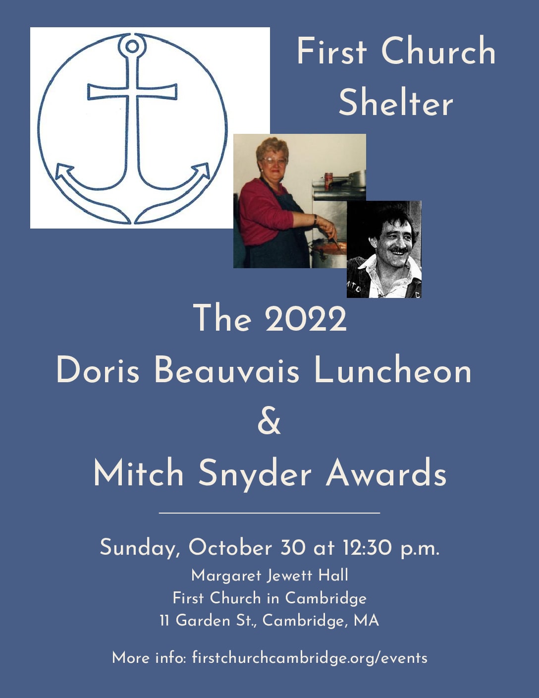 Event, FCS 2022 Doris Beauvais LuncheonMitch Snyder Awards flyer, event