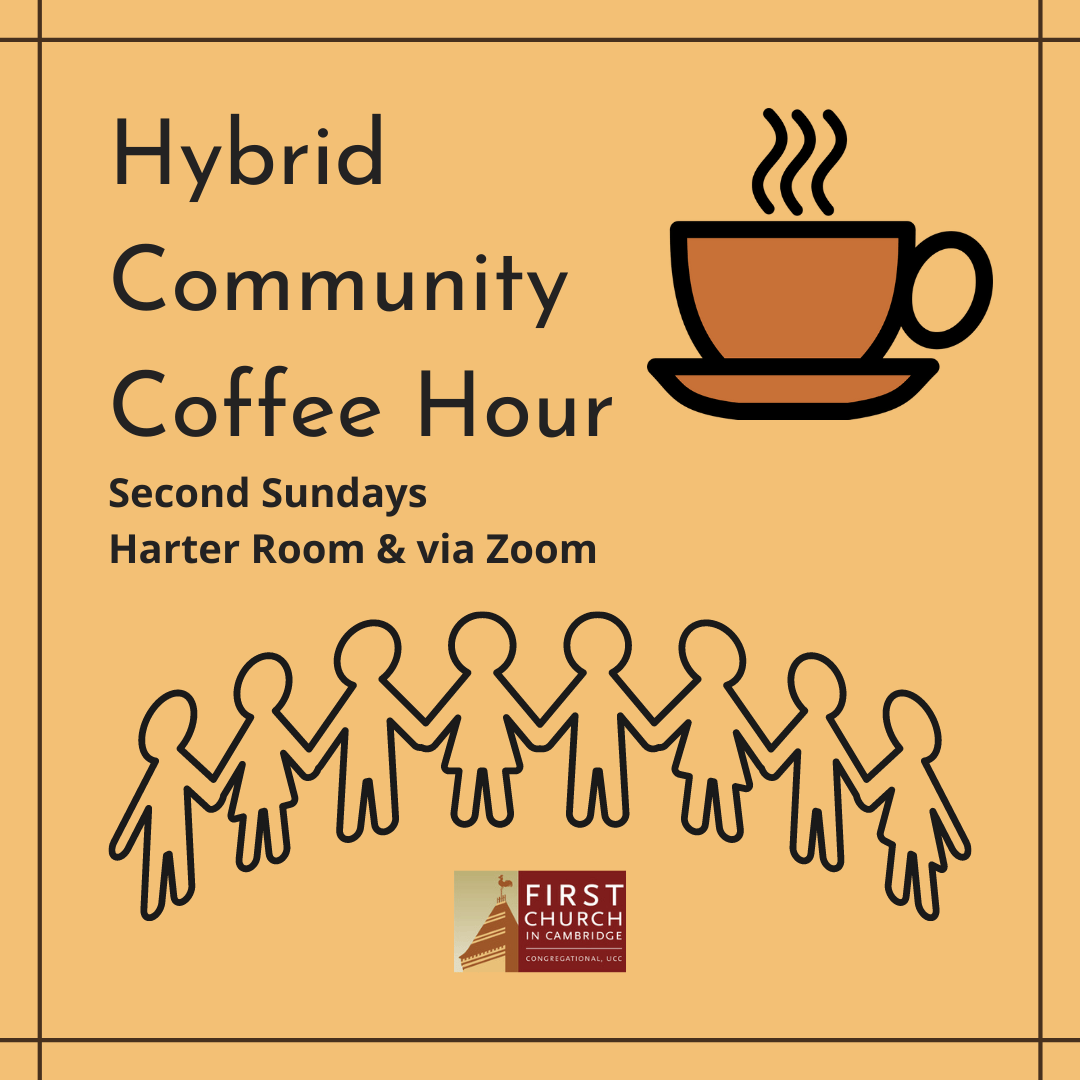 document, poster, Hybrid Community Coffee Hour