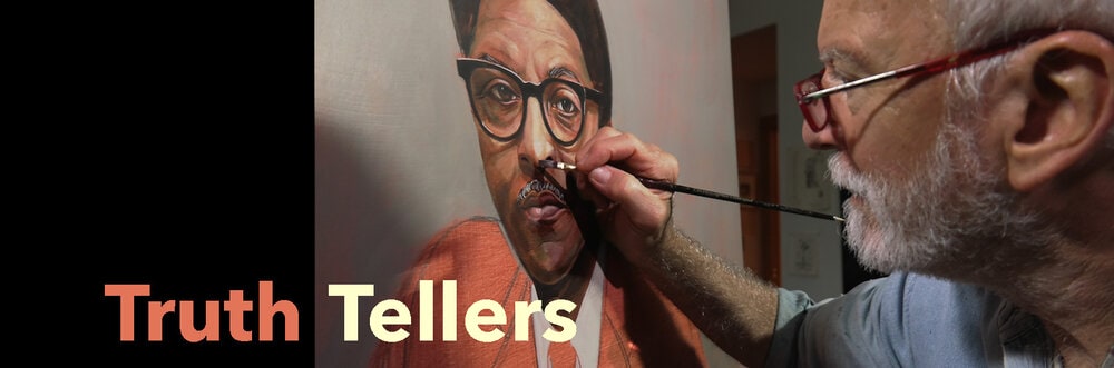 image, Truth Tellers banner