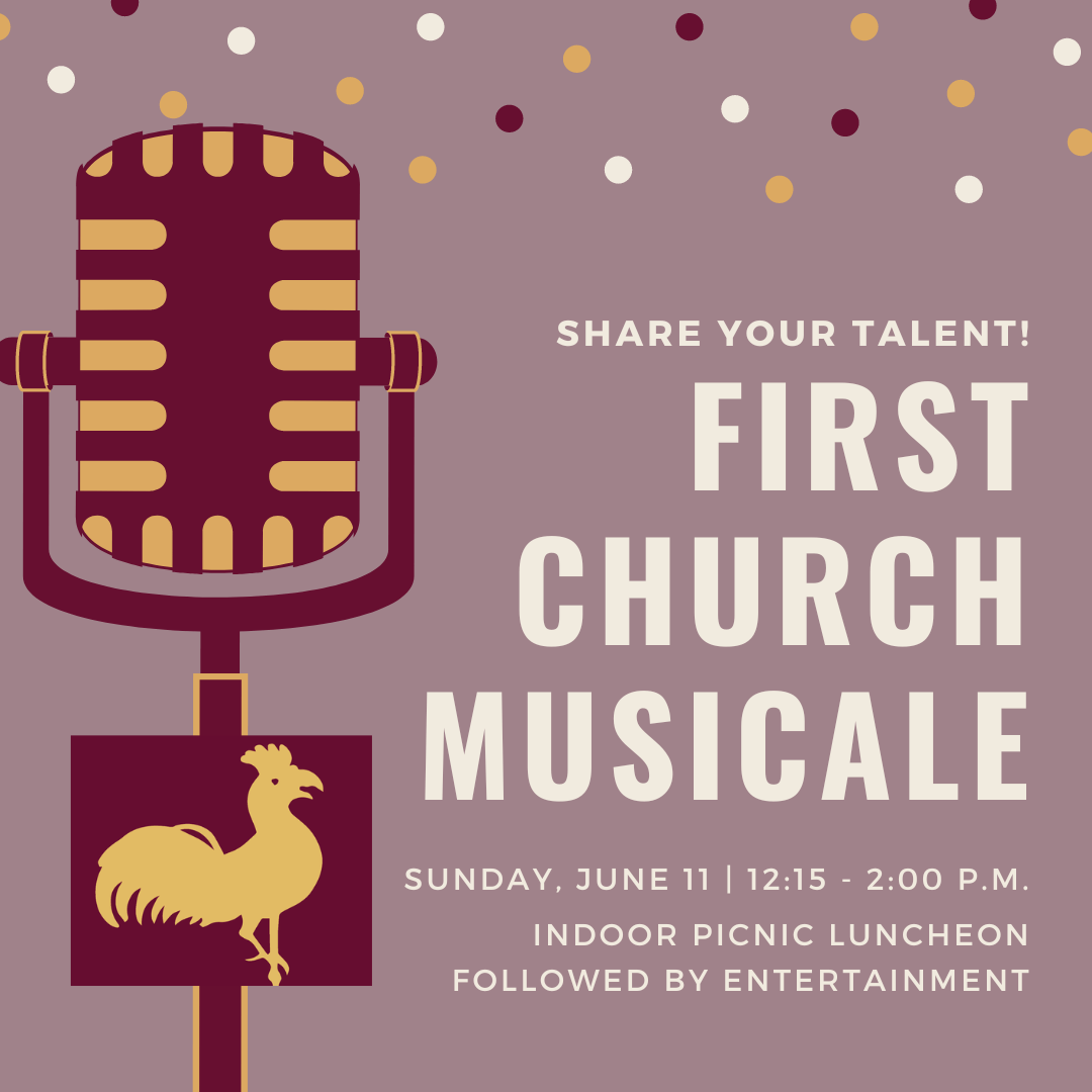 document, poster, First Church Musicale 2023