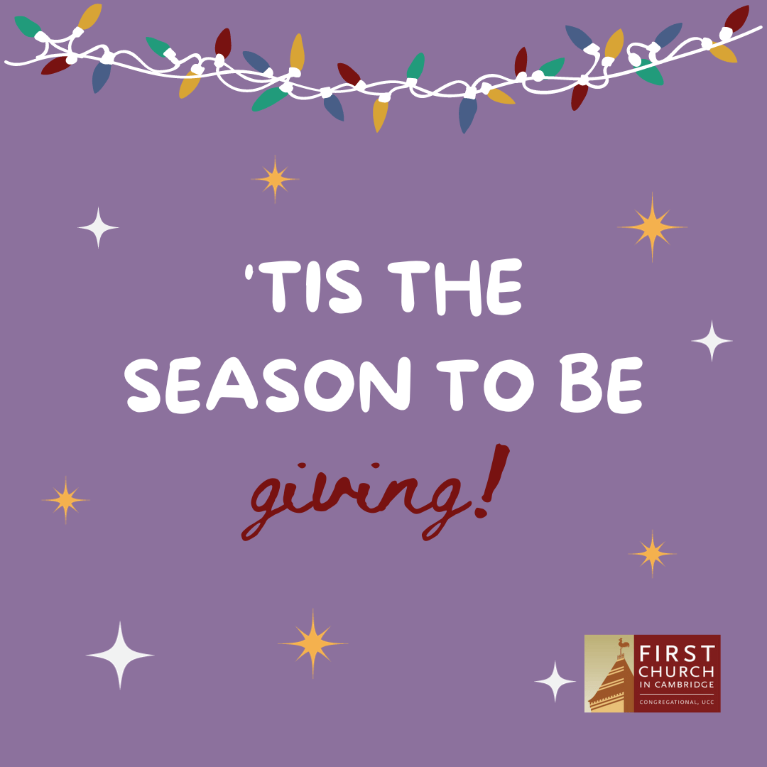 tis the season to be giving